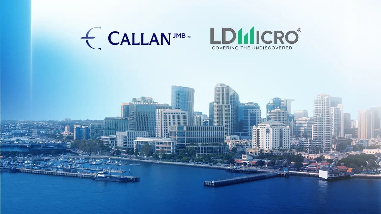 Callan JMB Announces Participation in the LD Micro Main Event XIX Conference on October 19-21, 2025