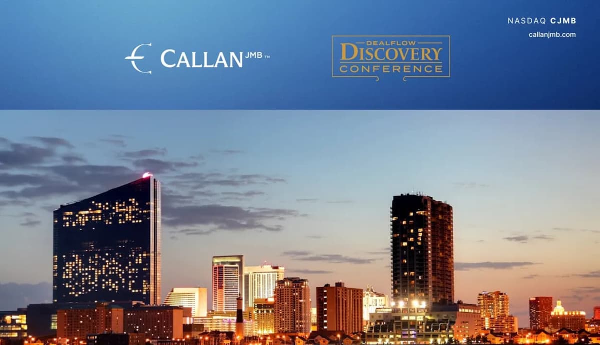 Callan JMB Announces Participation in the DealFlow Discovery Conference on January 28-29, 2026