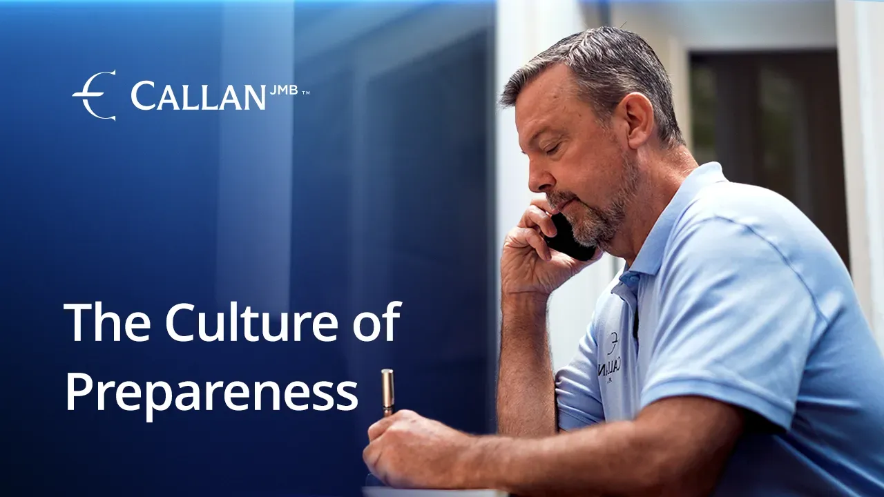 Preparedness Is a Culture Christopher Shields’ Journey from Chicago to Callan JMB